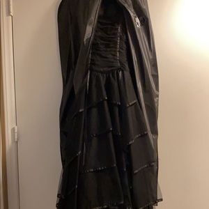 Black Corset Formal Dress